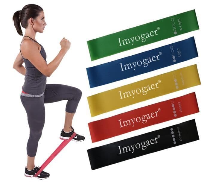 image-Gym Fitness Resistance Bands - Yoga Stretch Bands 5-40 lbs