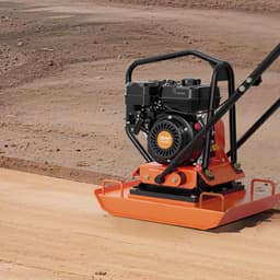 image-VEVOR Plate Compactor, 7.0 HP Gas Engine, 4451.22 lbf Vibration Compaction Force, 432 sq. in Plate, 5400 RPM Power Tamper, Ground Compactor Rammer for Dirt, Gravel, Asphalt, Foundation, EPA Compliant