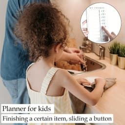 image-Self-discipline Punch Card Students' Develop Good Habits Planner Old Man My Chores Memo Message Inspection Table Can Replace Daily Life, Good Habits Develop Daily Learning Task Planning