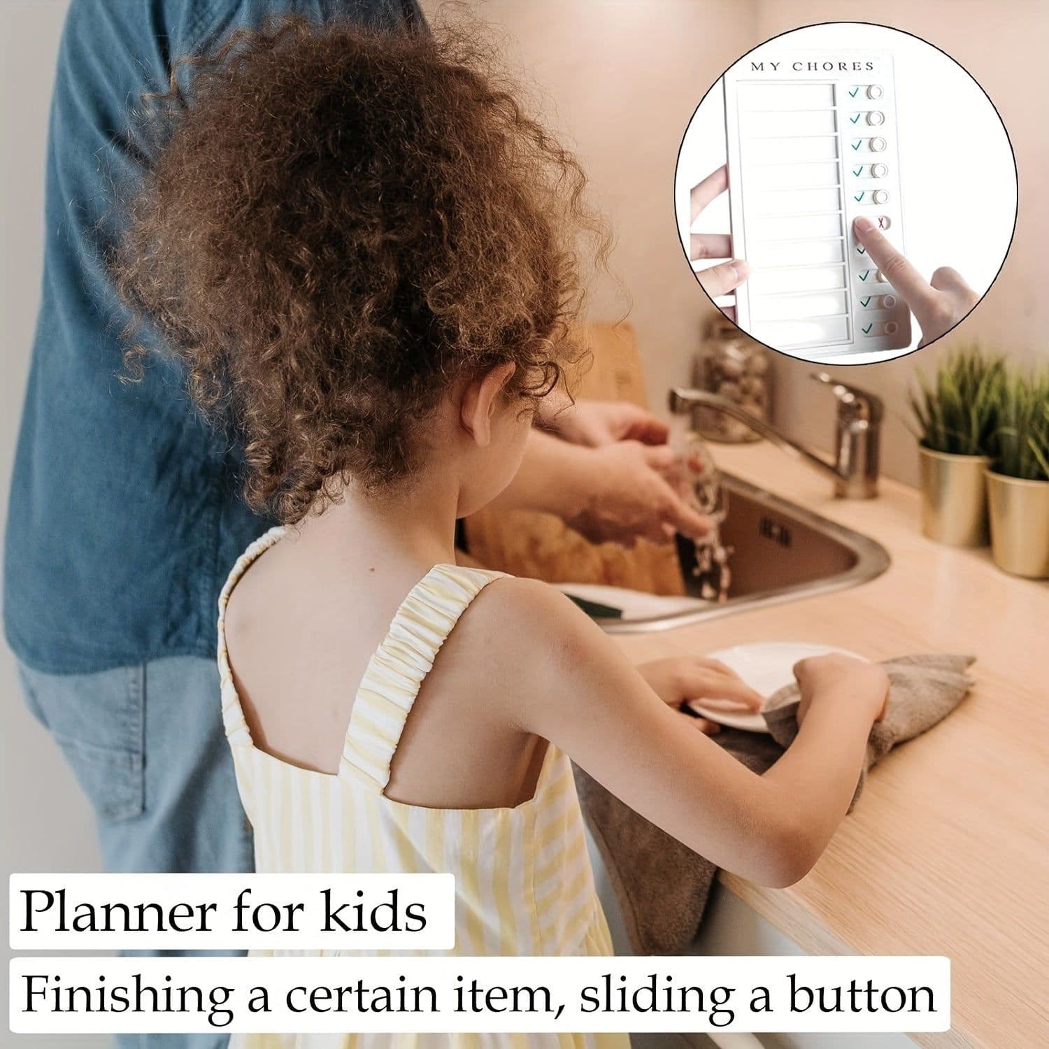 image-Self-discipline Punch Card Students' Develop Good Habits Planner Old Man My Chores Memo Message Inspection Table Can Replace Daily Life, Good Habits Develop Daily Learning Task Planning