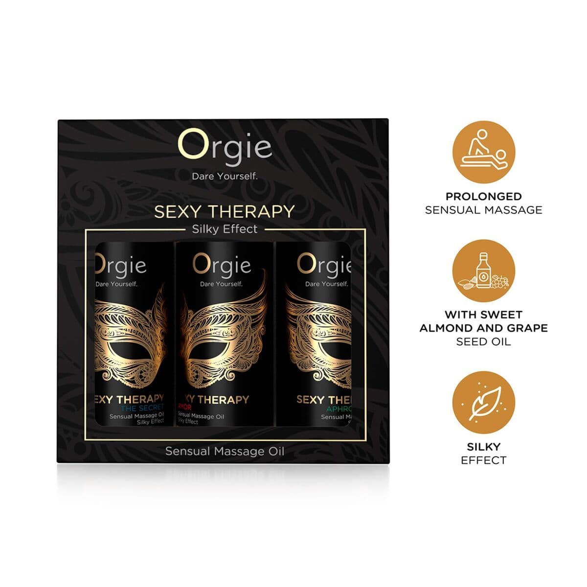 image-Erotic Massage Oil Orgie Sexy Therapy Mini 30 ml x 3