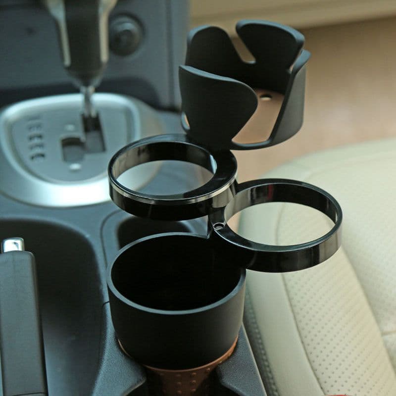 image-Multifunctional car water cup holder car storage box cross-border magic drink holder change coin box cup storage box