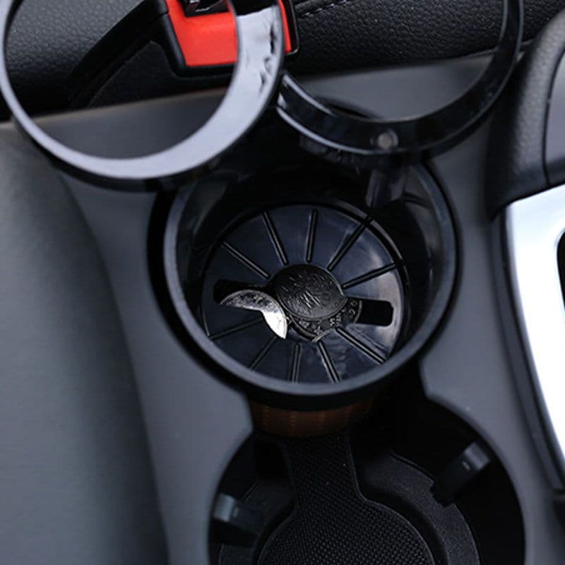 image-Multifunctional car water cup holder car storage box cross-border magic drink holder change coin box cup storage box