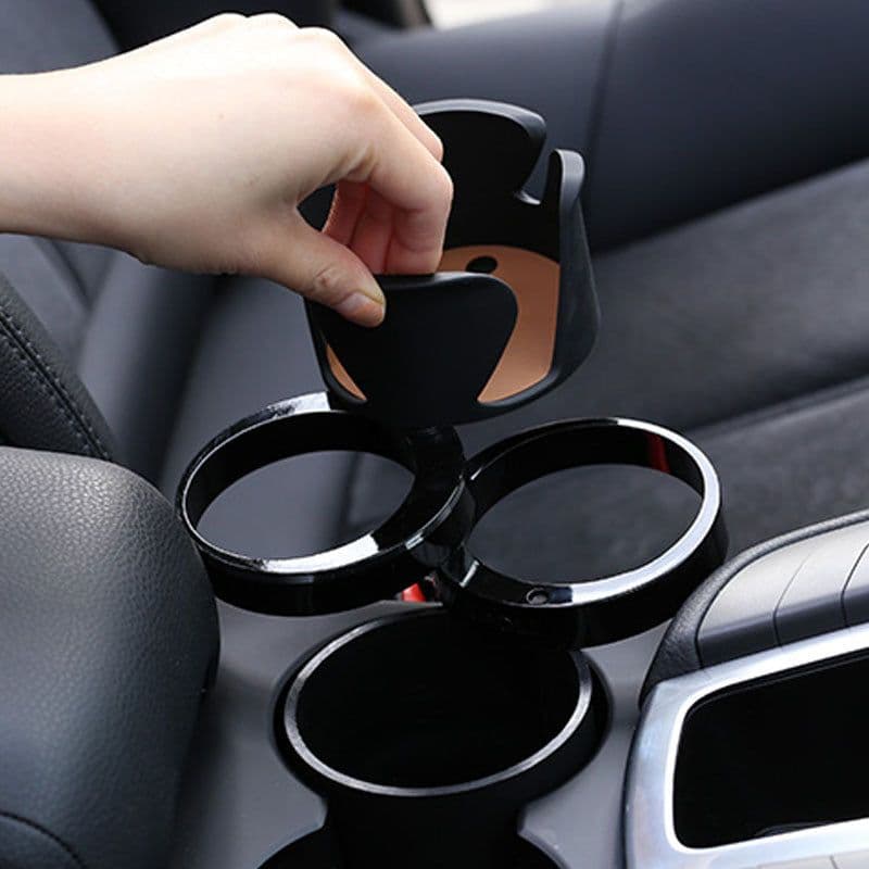 image-Multifunctional car water cup holder car storage box cross-border magic drink holder change coin box cup storage box