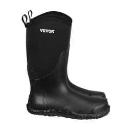 image-VEVOR Men's Steel Toe Rubber Boots, Protective Footwear, Waterproof Rain Fishing Boots, Outdoor Non-Slip Work Shoes, Lightweight and Durable, for Manufacturing, Construction, Farming, Size 12 US