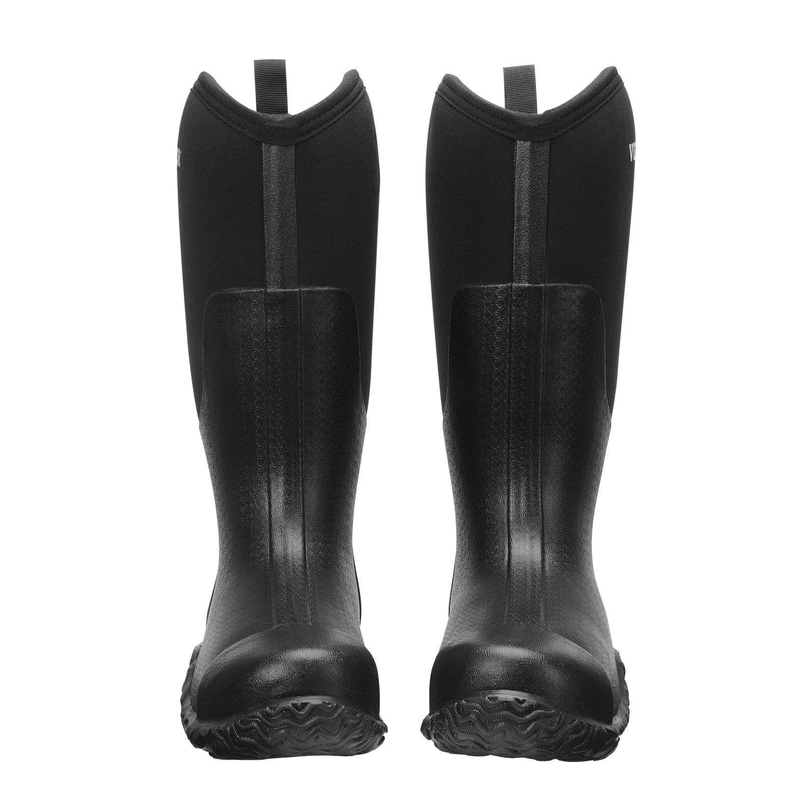 image-VEVOR Men's Steel Toe Rubber Boots, Protective Footwear, Waterproof Rain Fishing Boots, Outdoor Non-Slip Work Shoes, Lightweight and Durable, for Manufacturing, Construction, Farming, Size 12 US