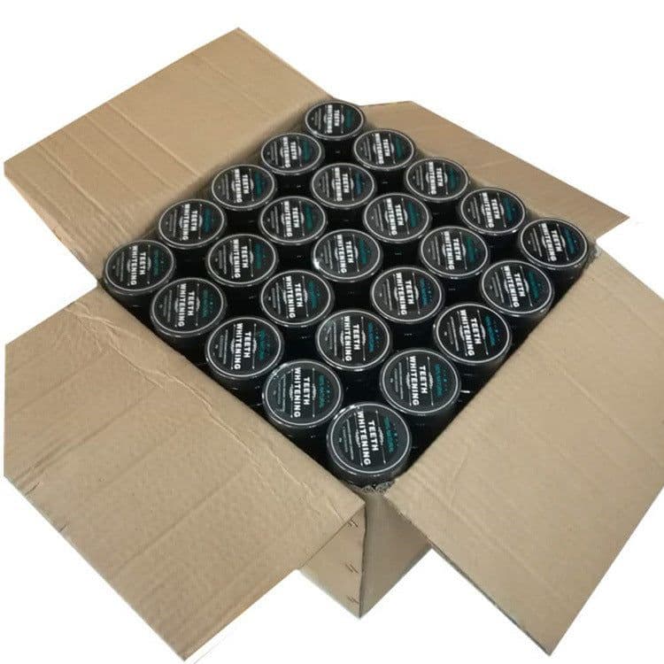 image-Teeth whitening coconut shell activated carbon tooth whitening tooth powder oem bamboo charcoal washing powder