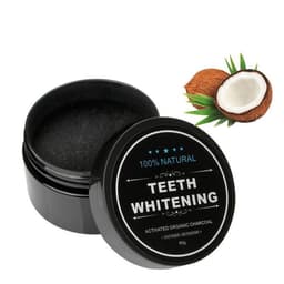 image-Teeth whitening coconut shell activated carbon tooth whitening tooth powder oem bamboo charcoal washing powder