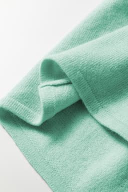 image-Moonlight Jade 3/4 Sleeve Boxy Knit Cardigan