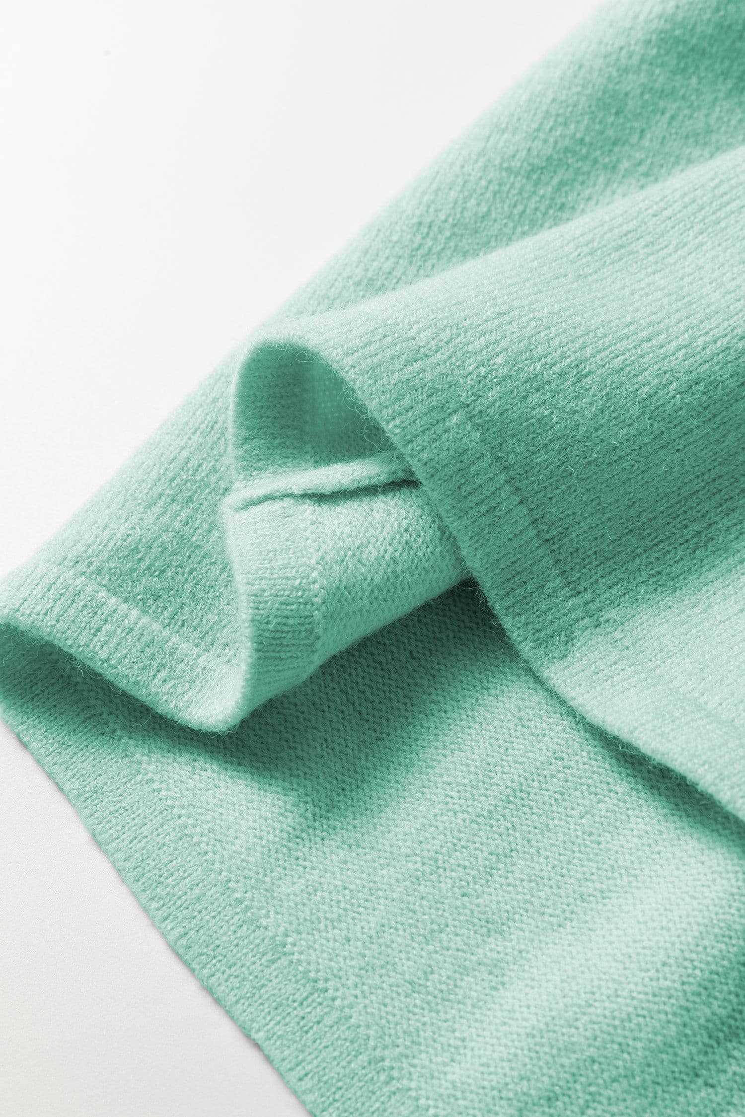 image-Moonlight Jade 3/4 Sleeve Boxy Knit Cardigan