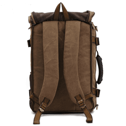 image-Large High Quality Canvas Travel Mountaineering Backpack