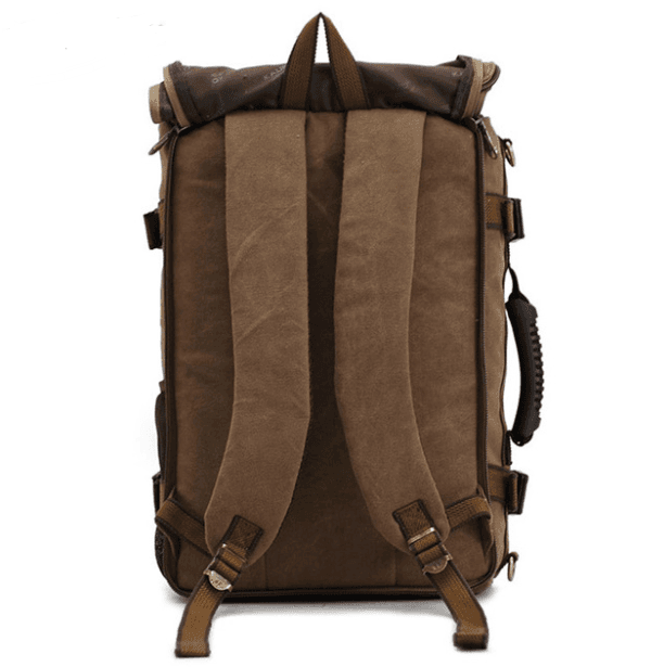 image-Large High Quality Canvas Travel Mountaineering Backpack