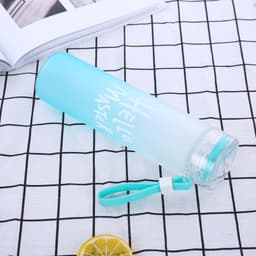 image-Creative discoloration seven colored glass 450ml grinding high Peng Si water cup high-end gift cups custom