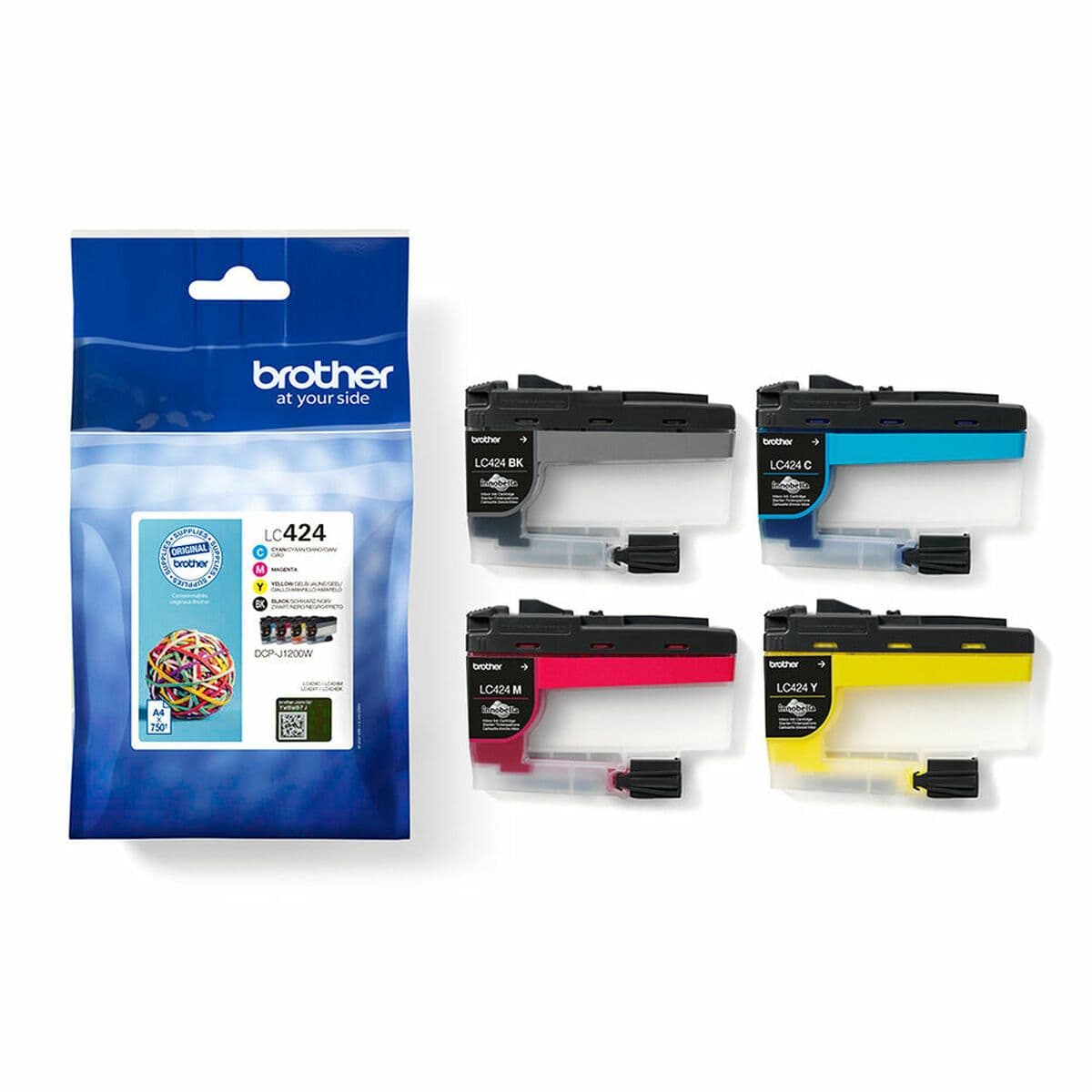 image-Original Ink Cartridge Brother LC424VAL Multicolour Black/Cyan/Magenta/Yellow