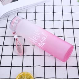 image-Creative discoloration seven colored glass 450ml grinding high Peng Si water cup high-end gift cups custom
