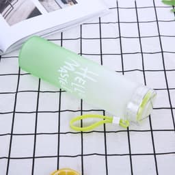 image-Creative discoloration seven colored glass 450ml grinding high Peng Si water cup high-end gift cups custom