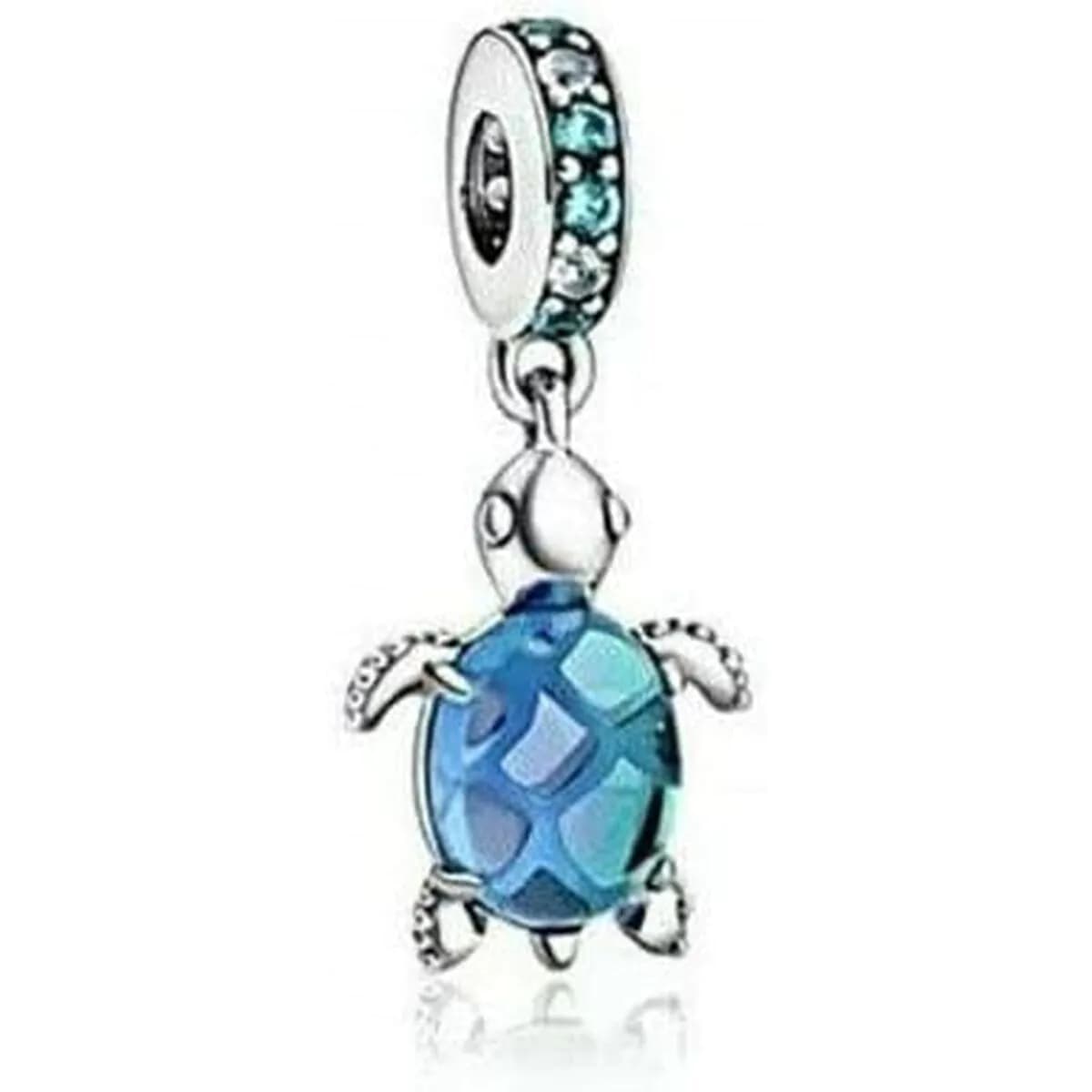 image-Woman's charm link Pandora MURANO GLASS SEA TURTLE