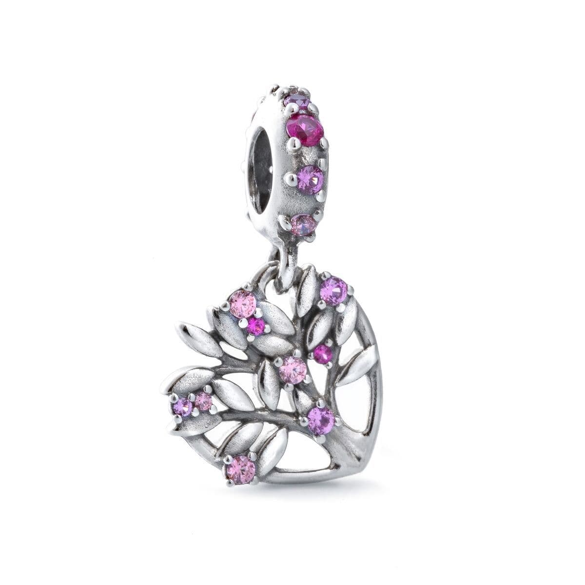 image-Ladies' Beads Pandora PINK HEART FAMILY TREE