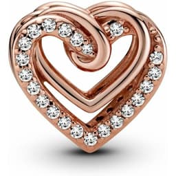 image-Woman's charm link Pandora SPARKLING ENTWINED HEARTS