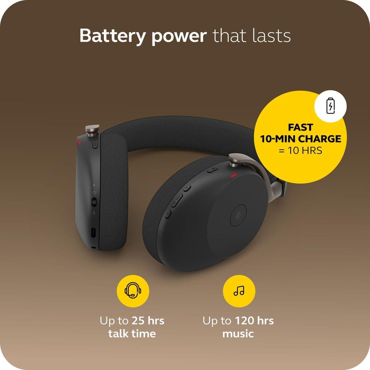 image-Bluetooth Headband Headphones Jabra EVOLVE3 85 LINK390C Black