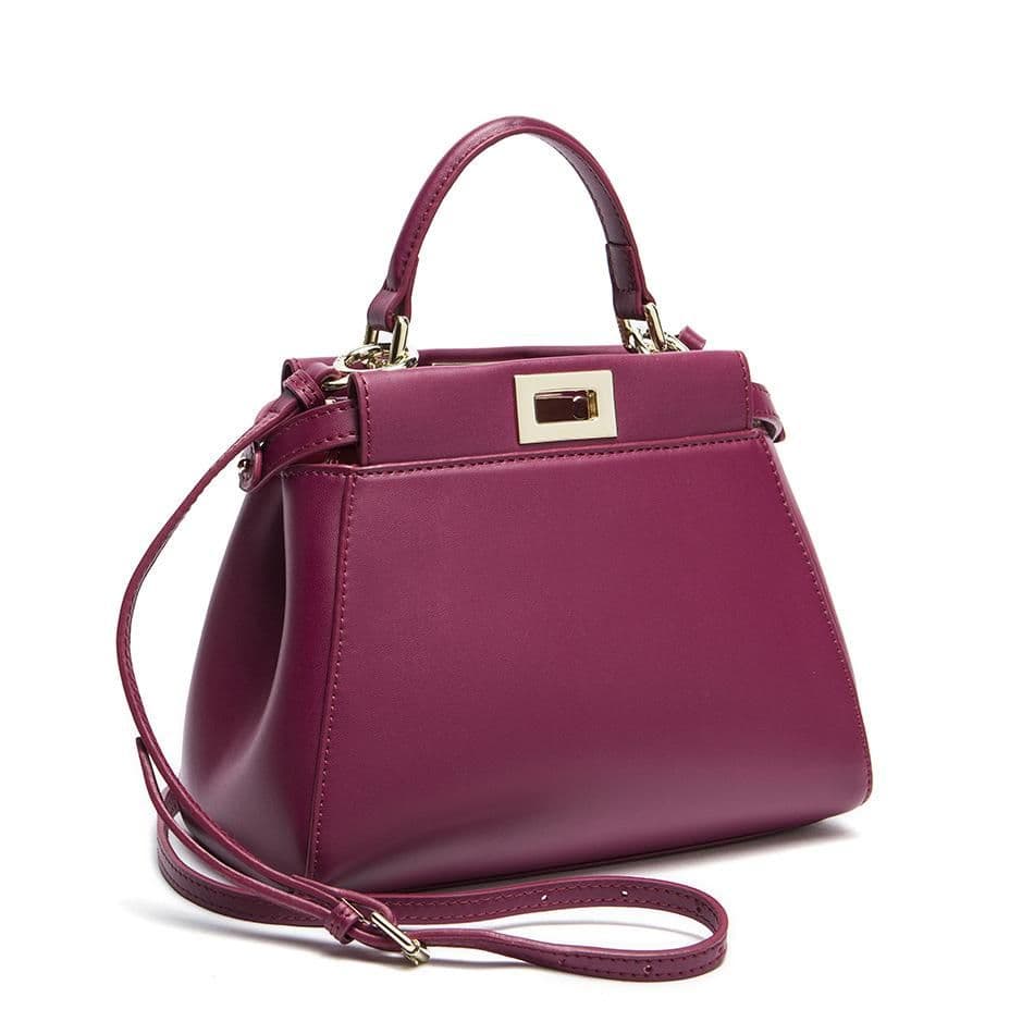 image-High Quality Cowhide Messenger Bag For Women
