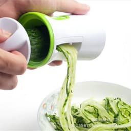 image-Multifunctional kitchen shredder, spiral funnel cutter, rotary cutter, all-in-one vegetable planer