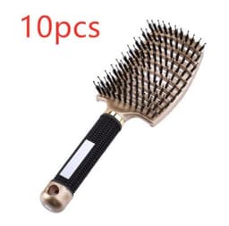 image-Bristle Hair Brush - Detangler Massage Comb