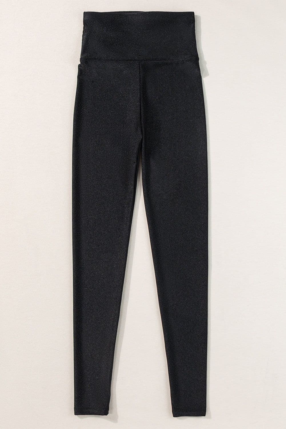 image-High Rise Tight Leggings with Waist Cincher - Black