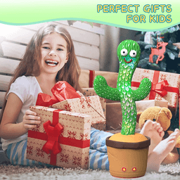 image-Dancing Cactus Plush Toy Doll Electronic Recording Shake With Song
