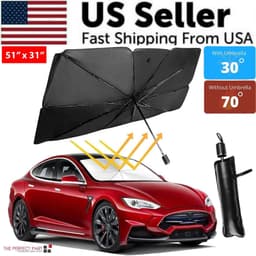 image-51" Car Windshield Sun Shade Foldable Umbrella Front Window Cover