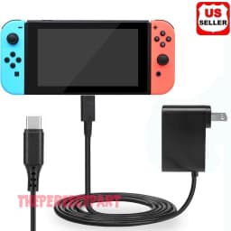 image-For Nintendo Switch AC Power Supply Adapter Home Wall Travel Charger