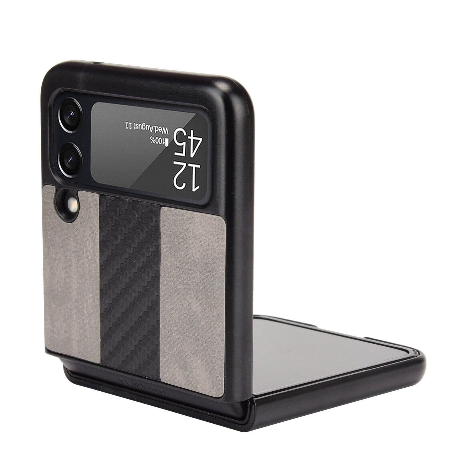 image-For Samsung Galaxy Z Flip 3 5G Slim Folding Leather Shockproof Phone