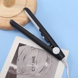 image-Mini Portable Hair Iron Hair Straightener Curler Professional Hair