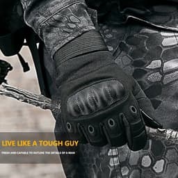 image-Tactical Motorcycle Motocross Full Finger Gloves Motorbike Riding