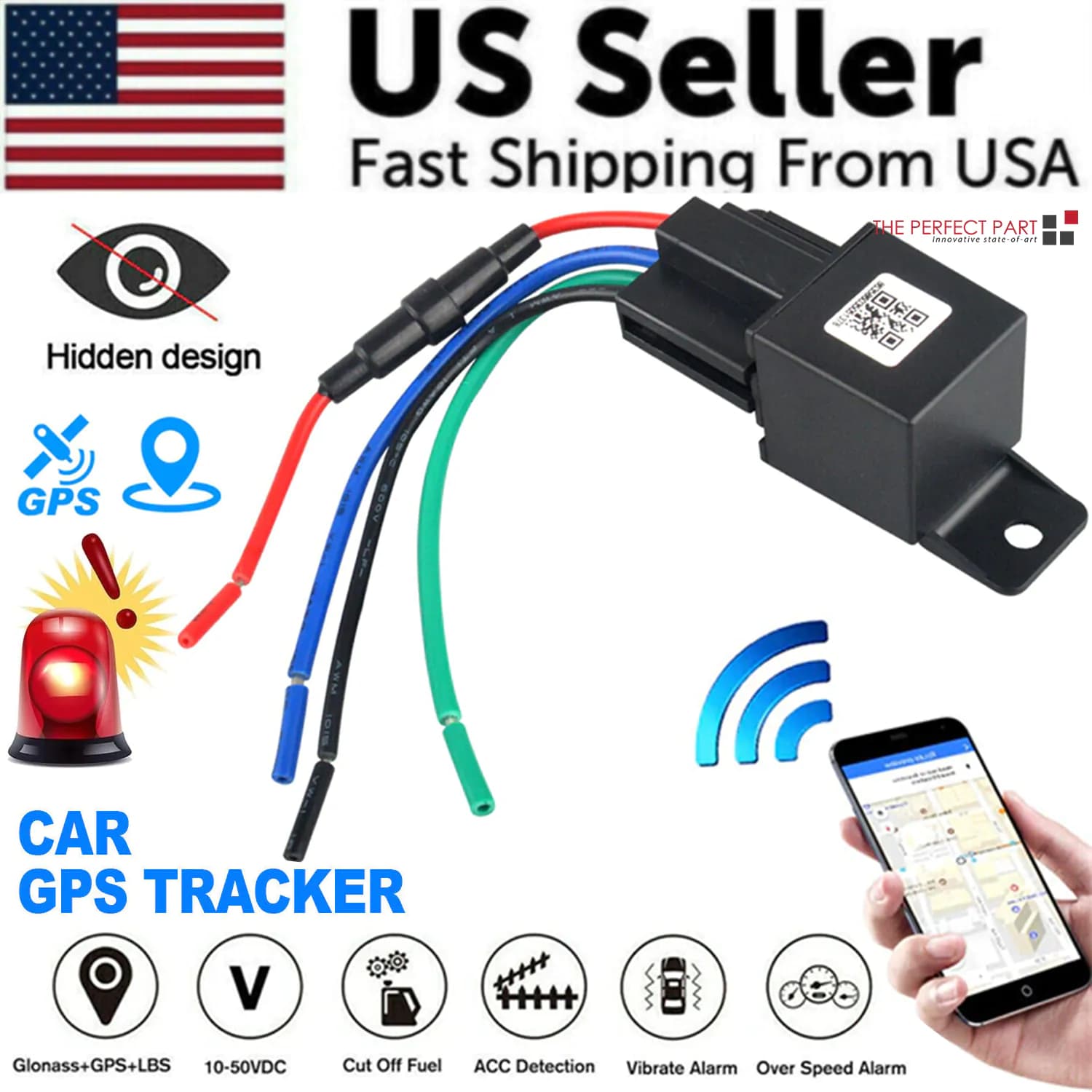 image-GPS Tracker Real-Time Tracking Locator Device GPRS GSM Car/Motorcycle