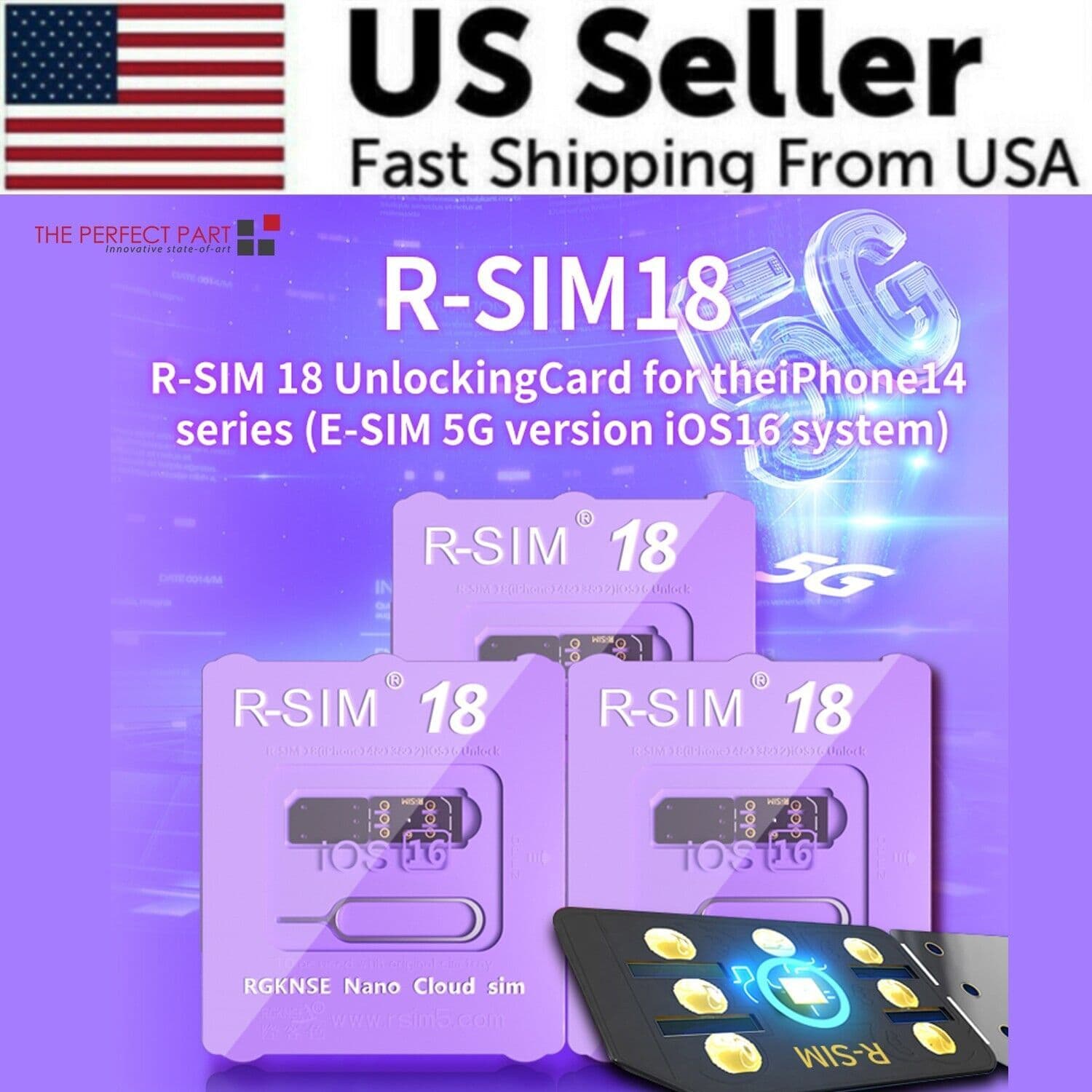 image-R-SIM18 RSIM 18 Nano Unlock Card For iPhone 14 Plus 13 12 11 Pro Max X