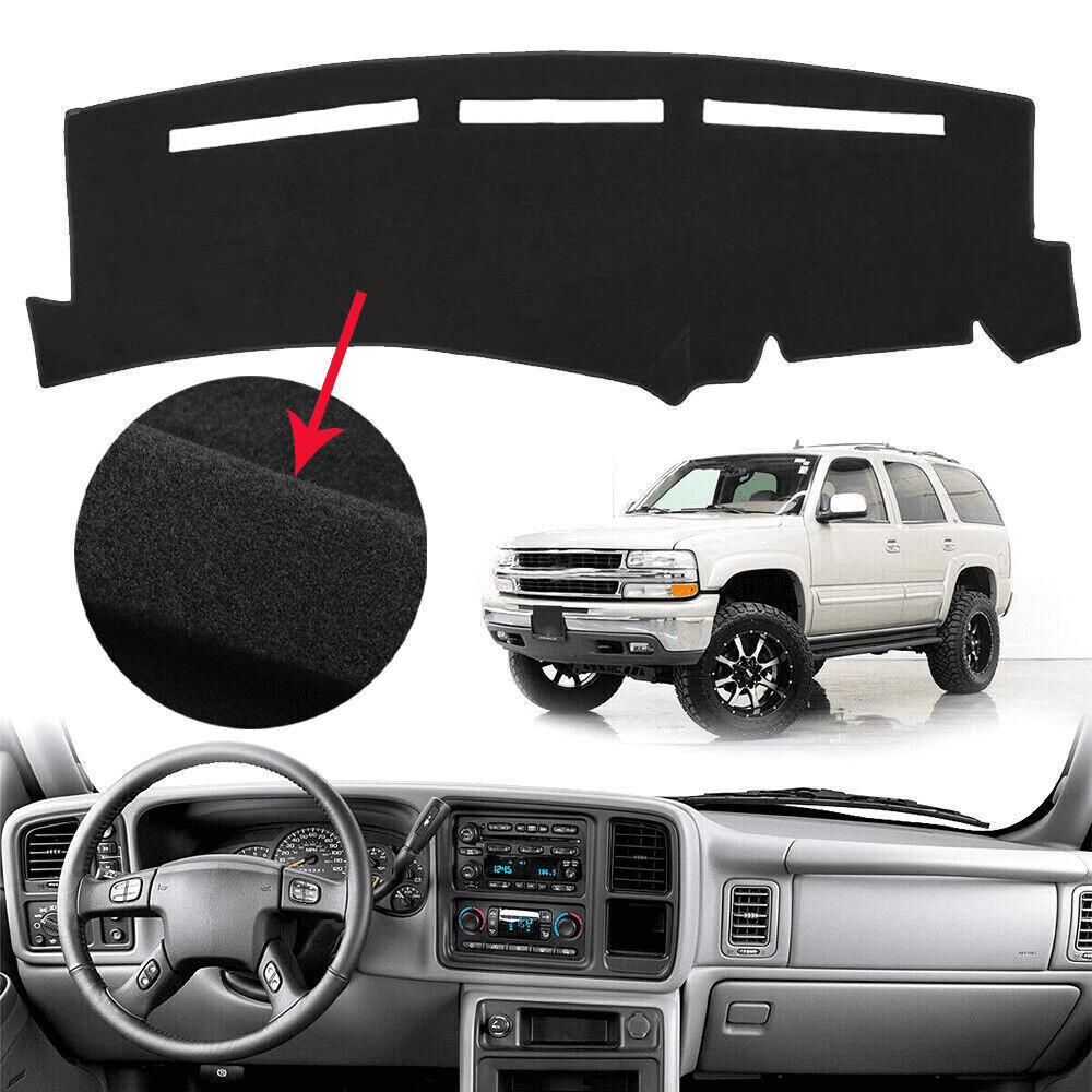 image-Car Dash Cover Mat Dashboard Pad for Chevy Silverado 1500 2500 Tahoe