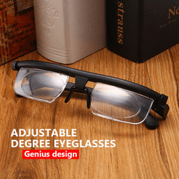 image-Dial Adjustable Glasses Variable Focus For Reading Distance Vision