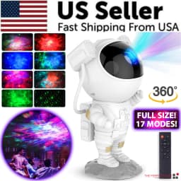 image-Astronaut Projector Galaxy Starry Sky Night Light Ocean Star LED Lamp
