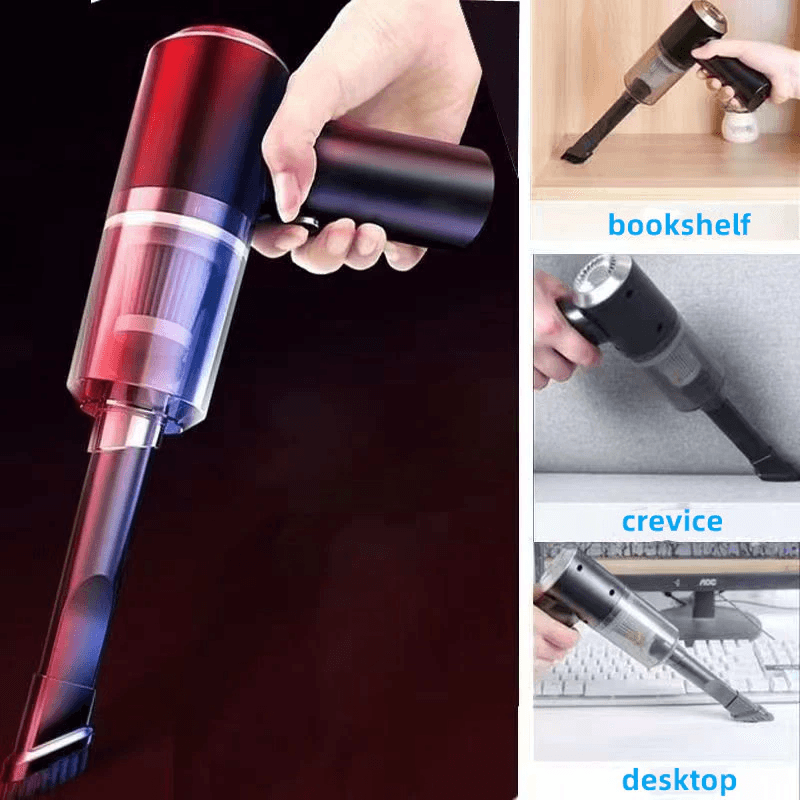image-120W Cordless Handheld Vacuum Cleaner Small Mini Portable Car Auto