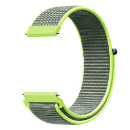 image-20mm 22mm Woven Nylon Sport Loop Watch Band Strap Quick Release Spring