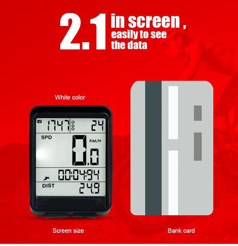 image-Bike Bicycle Speedometer Cycle Digital Odometer Computer Waterproof