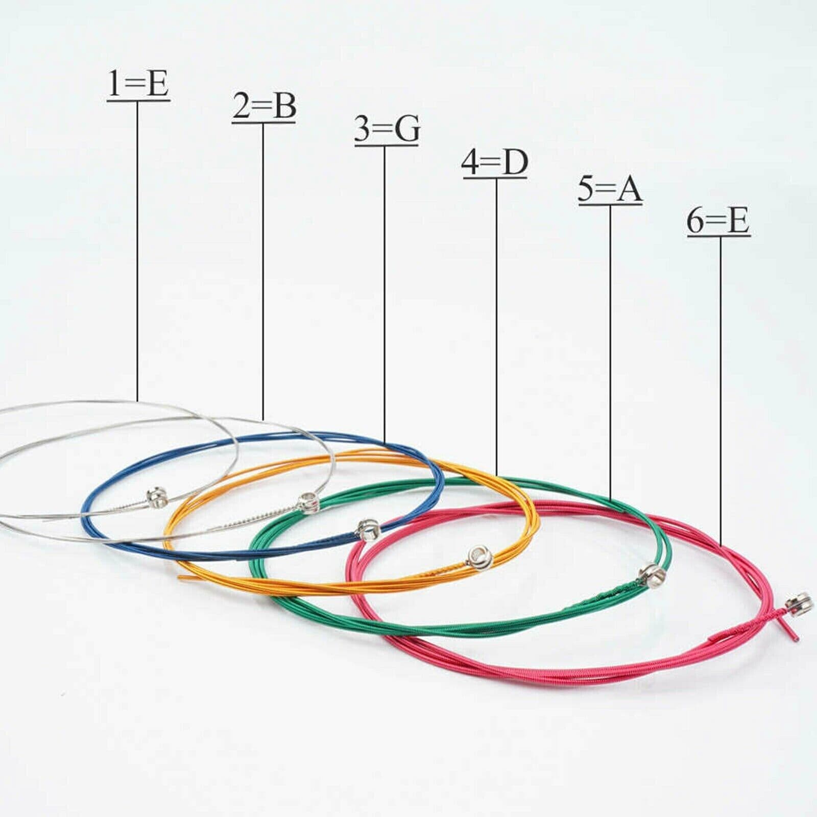 image-3 Sets of 6 Guitar Strings Replacement Steel String For Acoustic