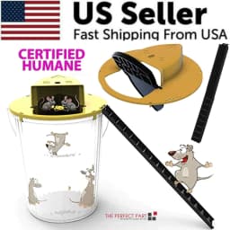 image-Mouse Rat Trap Flip & Slide Mouse Trap Bucket Catcher Mousetrap Slide