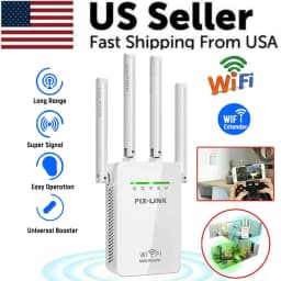 image-1200Mbps WiFi Range Extender Repeater Wireless Amplifier Router Signal