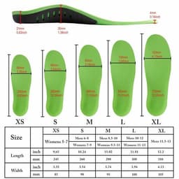 image-Orthotic Shoe Insoles Inserts Flat Feet High Arch Support For Plantar