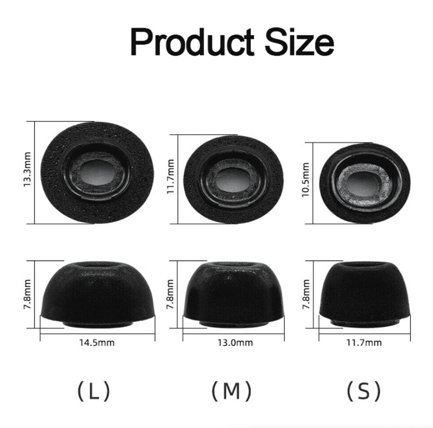 image-Replacement Ear Tips For Apple Airpods Pro Memory Foam Tips Airpod Pro