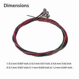 image-3 Sets of 6 Guitar Strings Replacement Steel String For Acoustic