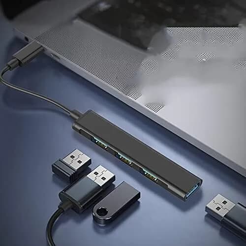image-USB-C Type C to USB 3.0 4 Port Hub Splitter For PC Phone Mac iPad