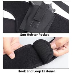 image-Tactical Concealed Carry Shoulder Waist Pistol Hand Gun Holder Holster